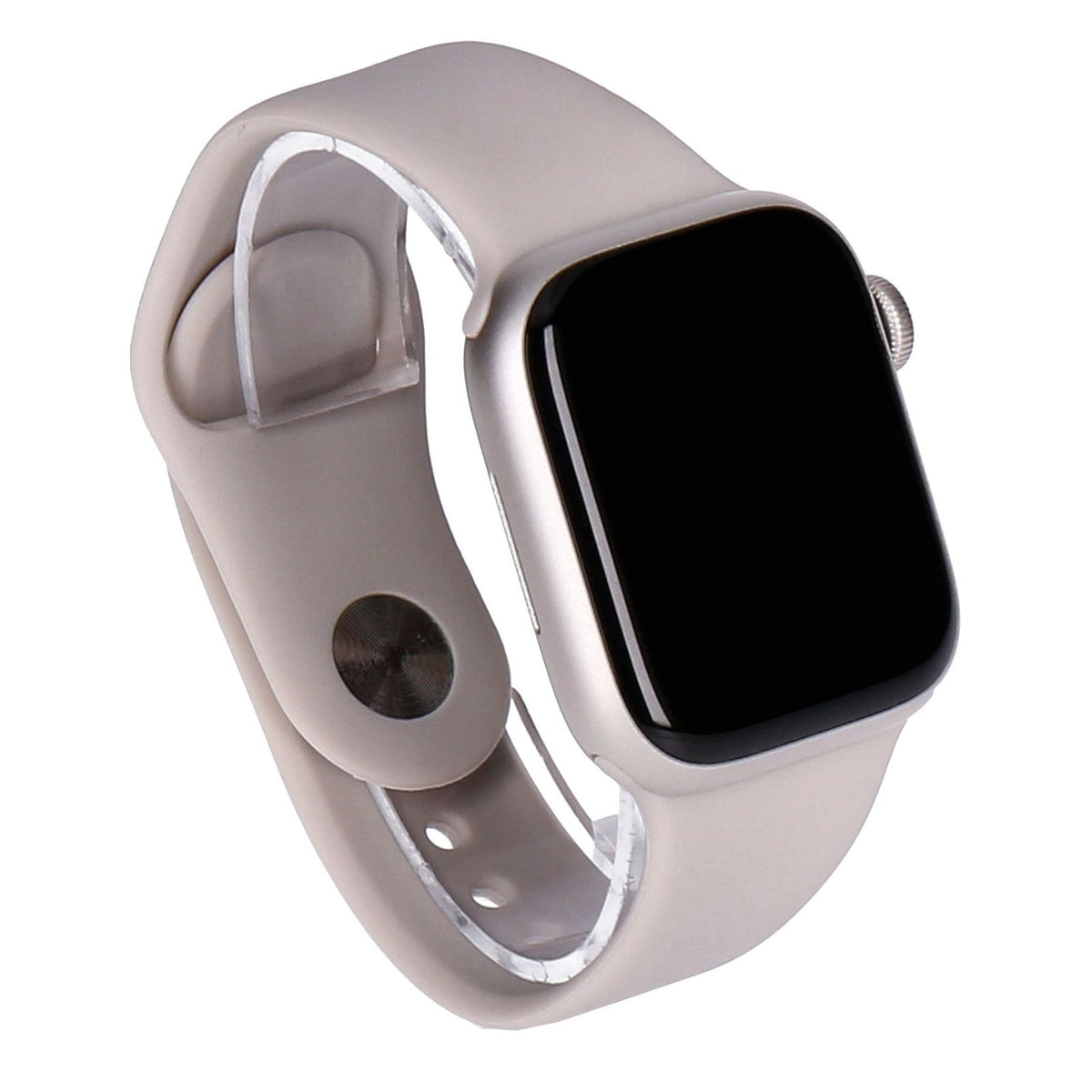 Produktbild Smartwatch - Apple Watch Series 9 41mm GPS Polarstern Aluminiumgehäuse Sportarmband Polarstern S/M