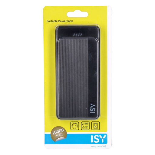 Produktbild Powerbank - ISY IPP 10000-C-BK Powerbank 10000 mAh Schwarz