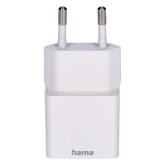 Hama Mini-Schnellladegerät 20 Watt USB-C Weiß