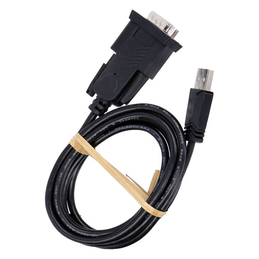 Produktbild USB-Kabel - Hama USB-Seriell Kabel USB-A 9-polig D-Sub (RS232) 1,5 Meter Schwarz