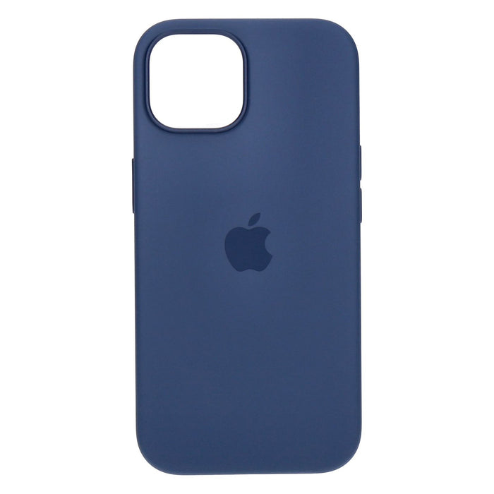 Apple iPhone 15 Silikon Case mit Magsafe Sturmblau