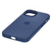 Apple iPhone 15 Silikon Case mit Magsafe Sturmblau