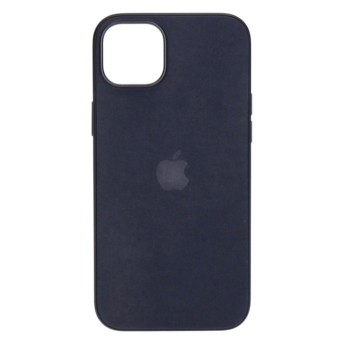 Apple iPhone 15 Plus Feingewebe Case schwarz mit MagSafe