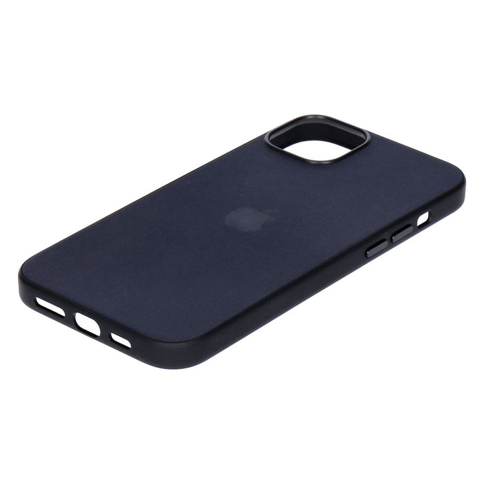 Apple iPhone 15 Plus Feingewebe Case schwarz mit MagSafe