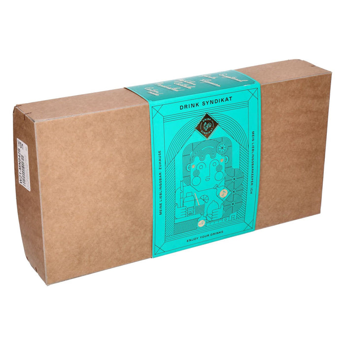 Gin Geschenk-Set für 6 Gin und Tee Cocktails