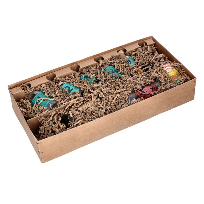 Gin Geschenk-Set für 6 Gin und Tee Cocktails