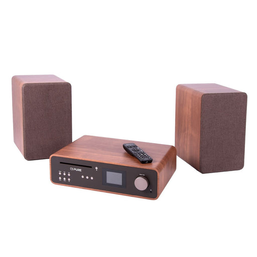 Produktbild Stereoanlage - Pure Micro-HiFi Anlage Classic Stereo Schwarz/ Walnuss