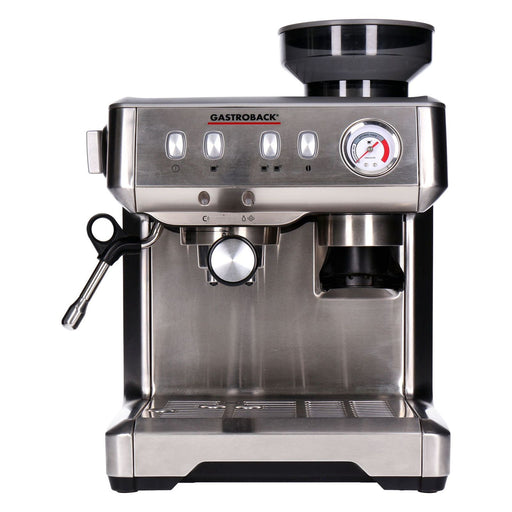 Produktbild Espressomaschine - Gastroback Design Espresso Advanced Barista Espressomaschine Siebträger Edelstahl Silber