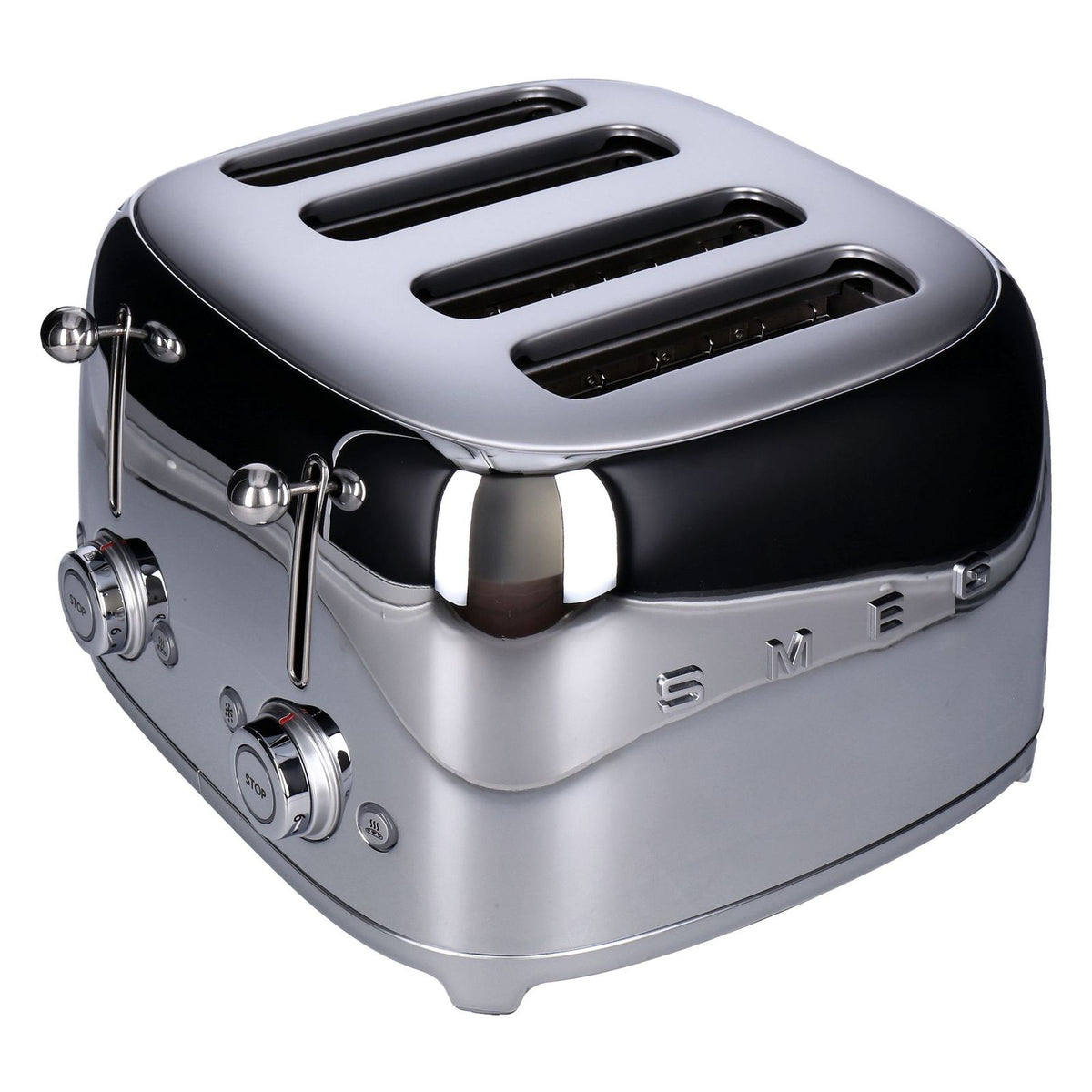 Produktbild Toaster - Smeg TSF03SSEU 4-Schlitz-Toaster 50's Retro Style 2000 W Edelstahl