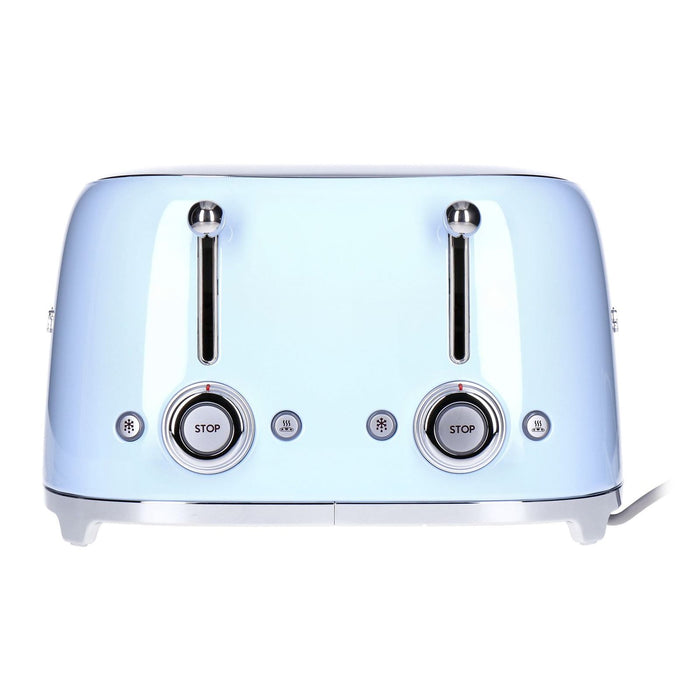 Smeg TSF03PBEU 4-Schlitz-Toaster 50's Retro Style 2000 W pastellblau