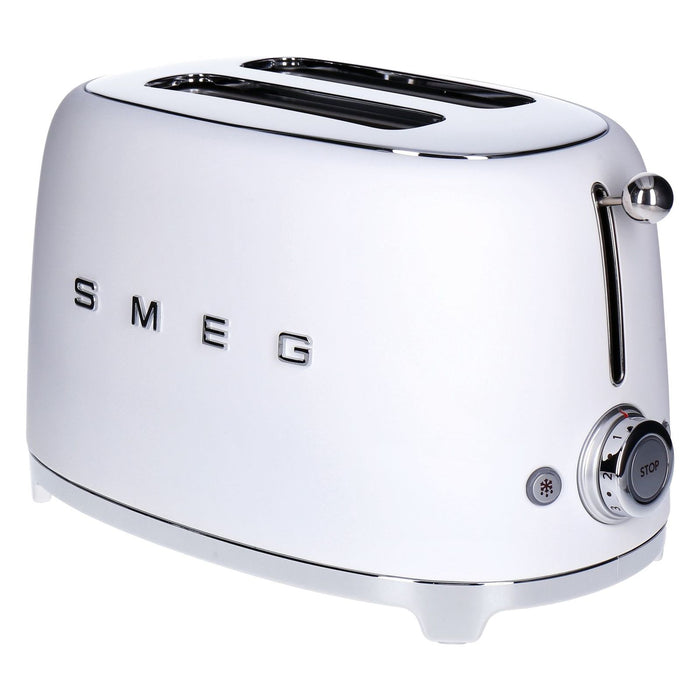 Smeg TSF01WHMEU 2-Schlitz-Toaster 50's Retro Style 950 W weiß matt