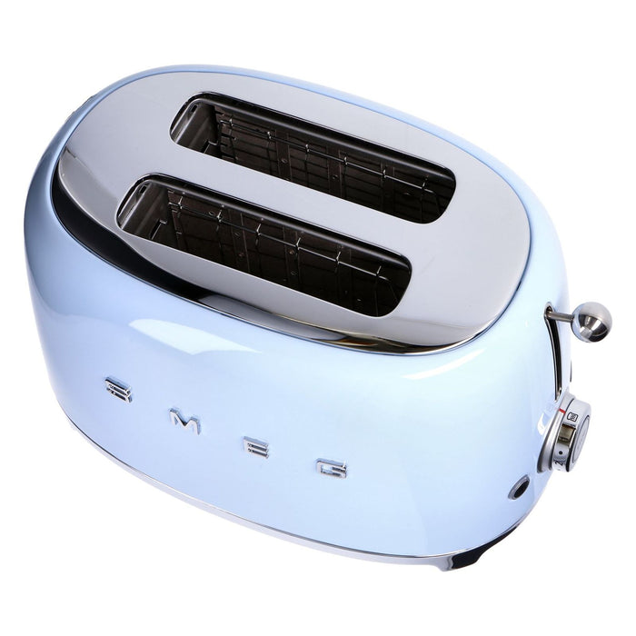 Smeg TSF01PBEU 2-Schlitz-Toaster 50's Retro Style 950 W pastellblau