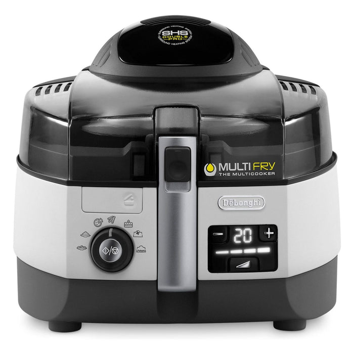 DeLonghi FH1394/2 MultiFry Extra Chef Heißluft fritteuse 2400 Watt Schwarz/Grau