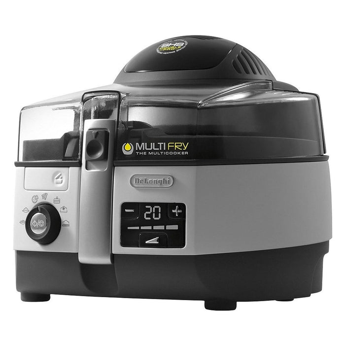 DeLonghi FH1394/2 MultiFry Extra Chef Heißluft fritteuse 2400 Watt Schwarz/Grau