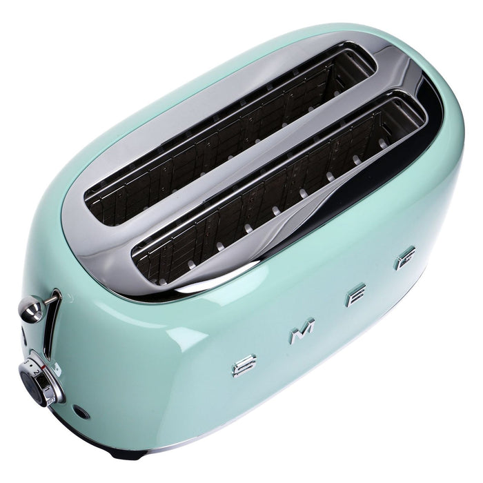 Smeg TSF02PGEU 2-Langschlitz-Toaster 50's Retro Style für 4 Scheiben 1500 W pastellgrün