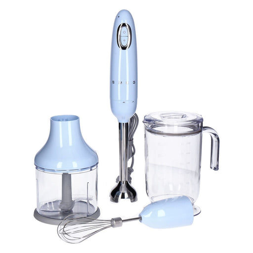 Produktbild Stabmixer - Smeg HBF03PBEU Stabmixer Set 50's Retro Style AllMix Edition 700 W pastellblau