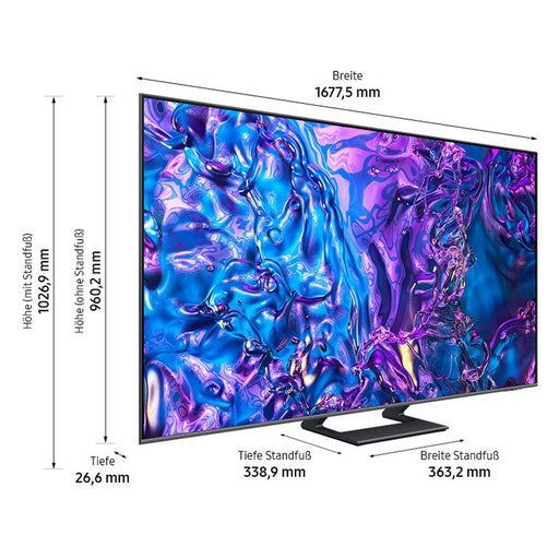 Produktbild QLED-Fernseher - Samsung 75" QLED 4K Q73D Tizen OS™ Smart TV (2024)