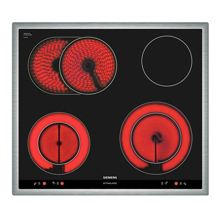 Siemens EA645GH17M Kochfeld Schwarz, Edelstahl Integriert Keramik 4 Zone(n)