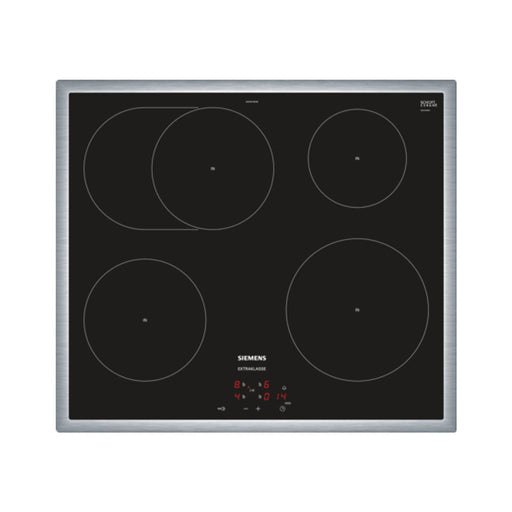 Produktbild Induktions-Kochfeld - Siemens EI645CFB1M Kochfeld Schwarz, Edelstahl Integriert Zonen-Induktionskochfeld 4 Zone(n)