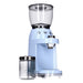 Smeg CGF01PBEU Kaffeemühle 50's Retro Style 150 W pastellblau