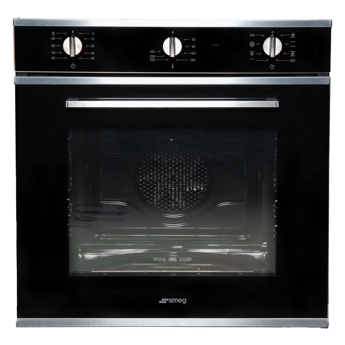 Smeg SF64M3PZN Einbaubackofen Schwarzglas 60 cm Selezione A
