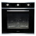Smeg SF64M3PZN Einbaubackofen Schwarzglas 60 cm Selezione A