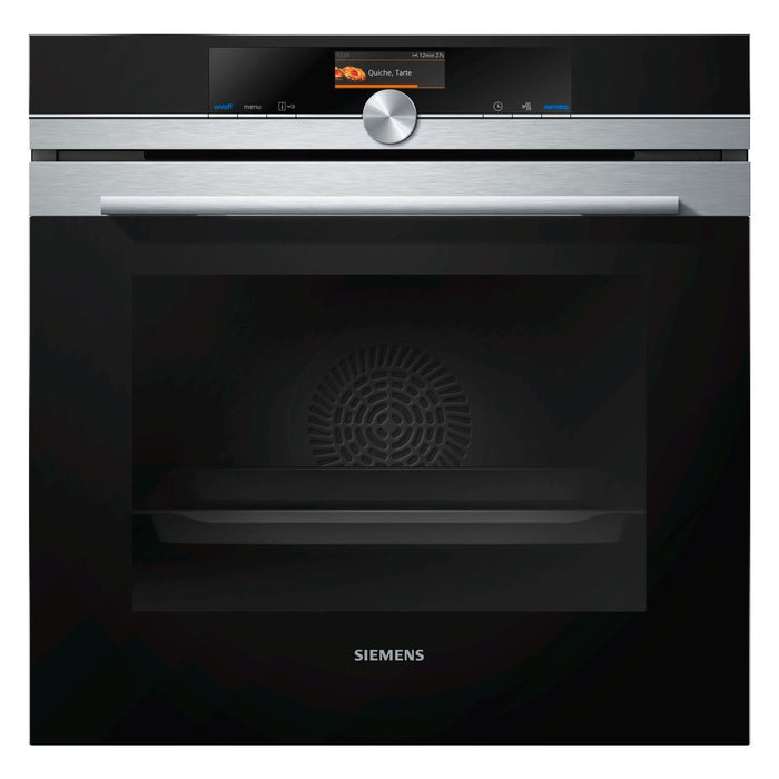 Siemens iQ700 HB676G1S6S Backofen 71 l Schwarz, E