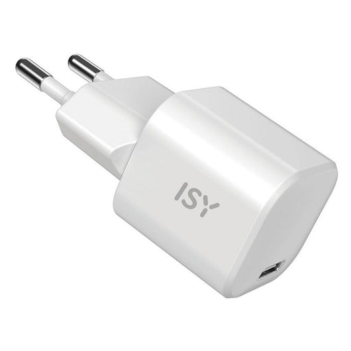 Produktbild Schnelllade-Gerät - ISY IWC-4020-1 USB-C PD Power Delivery 20W Schnellladegerät in weiß