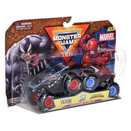 Produktbild Spielzeug-Monstertruck - Monster Jam 2er Pack Marvel 1:64