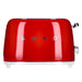 Smeg TSF03RDEU 4-Schlitz-Toaster 50's Retro Style 2000 W rot