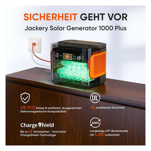 Produktbild Powerstation - Jackery Explorer 1000 Plus Tragbare Powerstation 1264Wh 2x 2000W