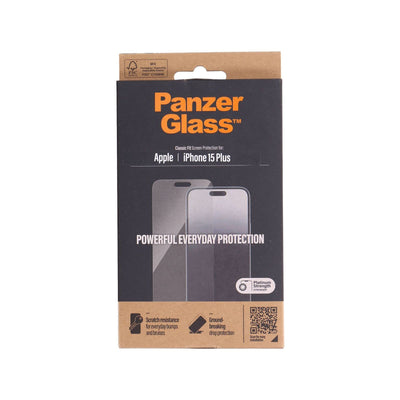 Classic Fit Apple iPhone 15 Plus Display-Schutzglas