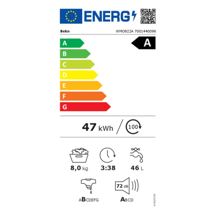 Beko Waschmaschine WMO822A weiß