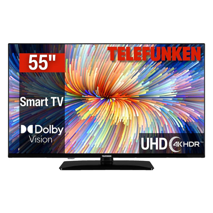 TELEFUNKEN D55U750R1CW LED 55 Zoll UHD 4K SMART TV Linux