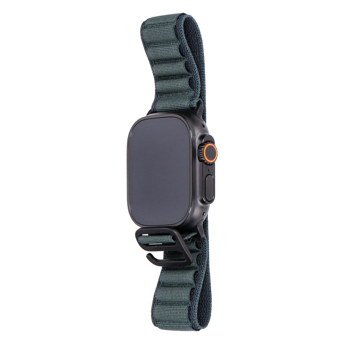 Apple Watch Ultra 2 49mm GPS + 4G Titangehäuse Schwarz Alpine Loop Dunkelgrün M, Gehäuse Schwarz