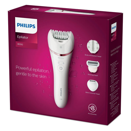 Produktbild Intimepilierer - PHILIPS BRE735/00 Series 8000 Epilierer Weiß