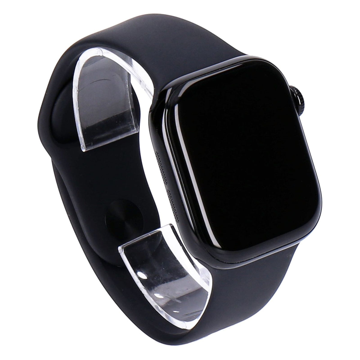 Produktbild Smartwatch - Apple Watch Series 10 42mm GPS + 4G Diamantschwarz Aluminiumgehäuse, Sportarmband Schwarz Gr. S/M