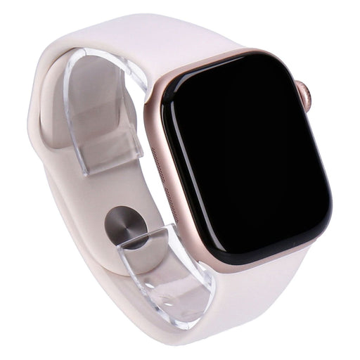 Produktbild Ohne Kategorie - Apple Watch Series 10 GPS+Cellular 42mm Aluminium Roségold Sportarmband Blassrosa S/M