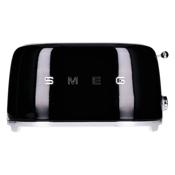 Smeg TSF02BLEU 2-Langschlitz-Toaster 50's Retro Style für 4 Scheiben 1500 W schwarz