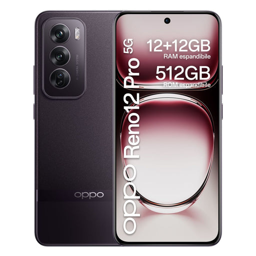 Produktbild Smartphone - Oppo Reno 12 Pro 5G Dual-SIM 512GB Nebula Black 12GB RAM