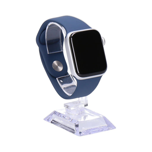 Produktbild Smartwatch - Apple Watch SE 2022 40mm GPS Silber Aluminiumgehäuse mit Sportarmband Sturmblau S/M