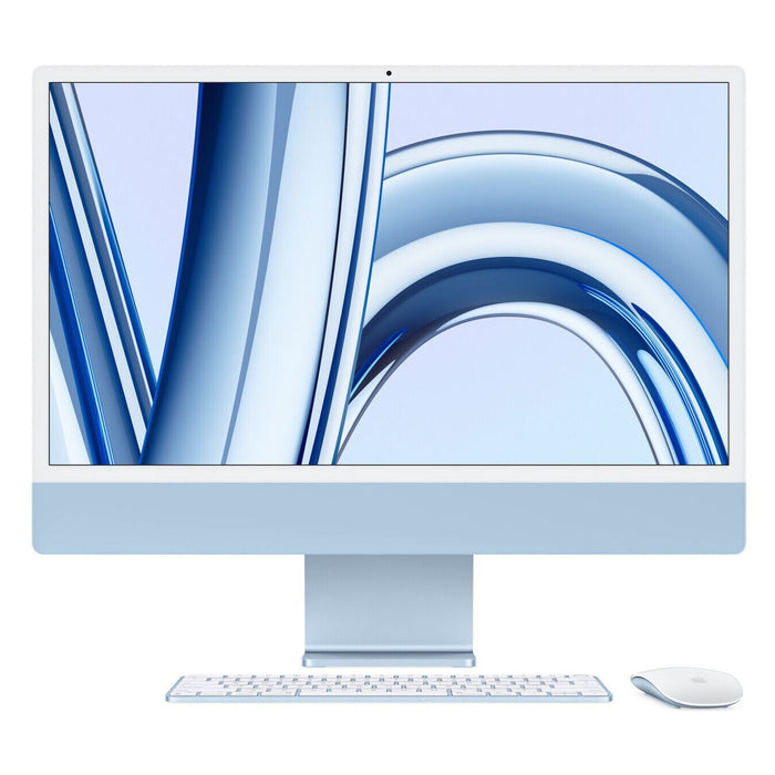 Apple iMac 24 Zoll MQRQ3D/A (2023) Apple M3 Chip 8-Core CPU/10-Core GPU 8GB Ram 256GB SSD Blau