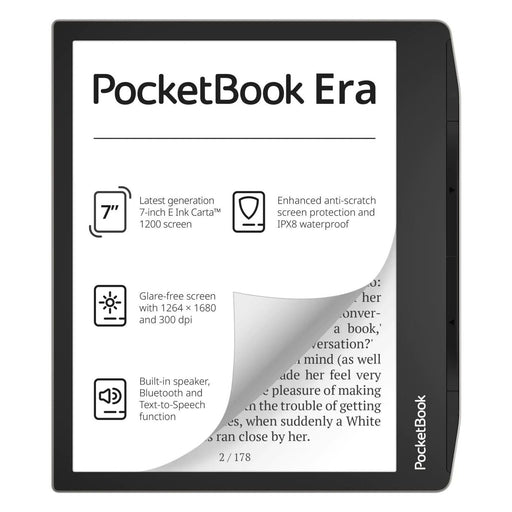 Produktbild Ohne Kategorie - PocketBook Era eReader 16GB 7 Zoll Stardust Silver