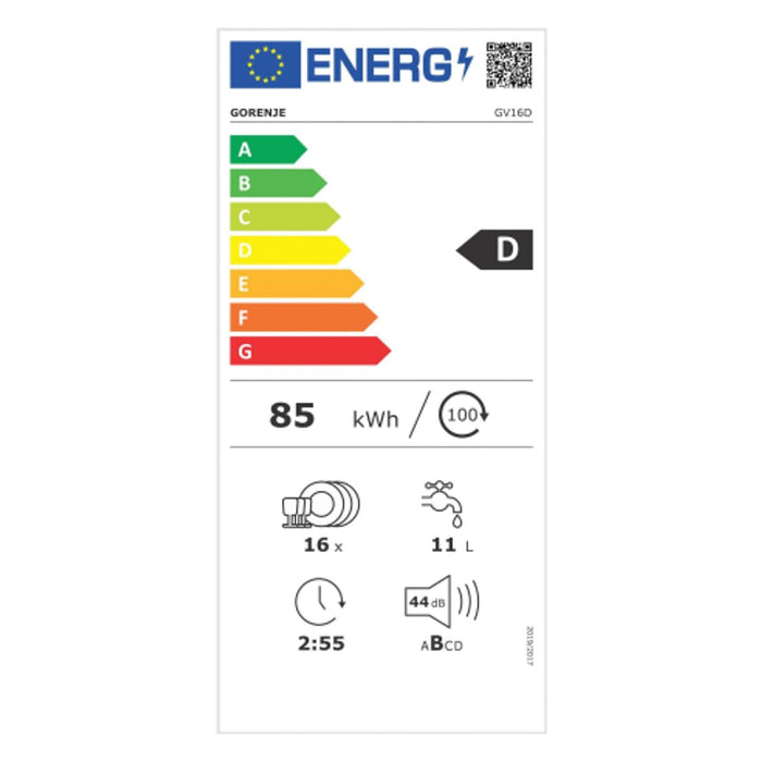 GORENJE GV16D Geschirrspüler vollintegrierbar