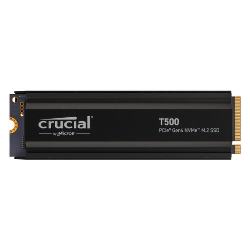 Produktbild Gaming-SSD - Crucial T500 int. M.2 PCIe 2280 SSD 2TB mit Kühlkörper