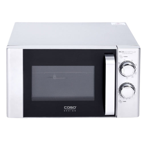 Produktbild Mikrowelle - Caso MG20 Ecostyle Ceramic Mikrowelle 20 Liter 700 Watt silber