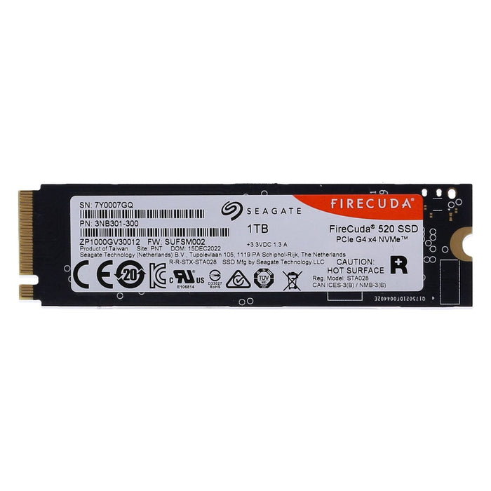 Seagate FireCuda 520 int. M.2 PCIe SSD 1TB