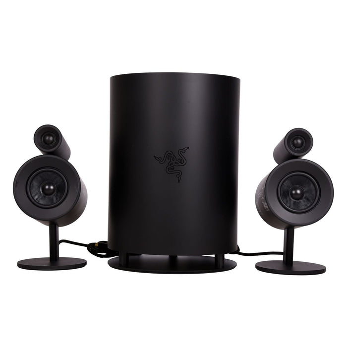 Razer Nommo Pro 2.1 Kanal Virtual Surround Premium Lautsprecher System App-Steuerung Schwarz