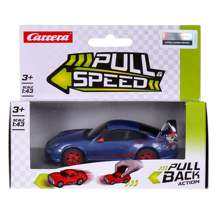 Carrera Pull and Speed Mixed Cars farblich sortiert Porsche Blau