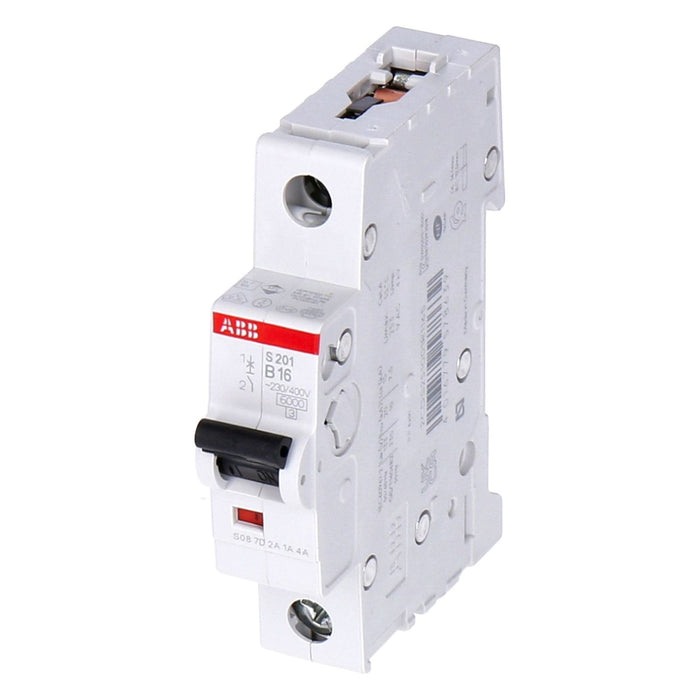 10x ABB S201-B16 Sicherungsautomat B-Char., 6 kA, 16 A, 1P